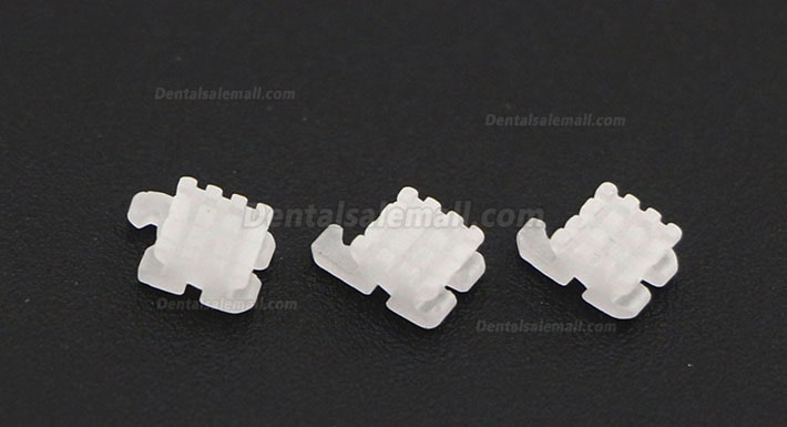 5Pack/20Pcs Dental Orthodontic Ceramic Bracket Braces ROTH 022 345 Hooks